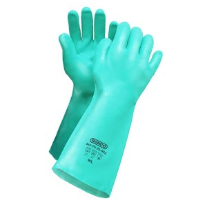 Sol-Fit Nitrile 15" 22mil Unlined Green Large 6x6